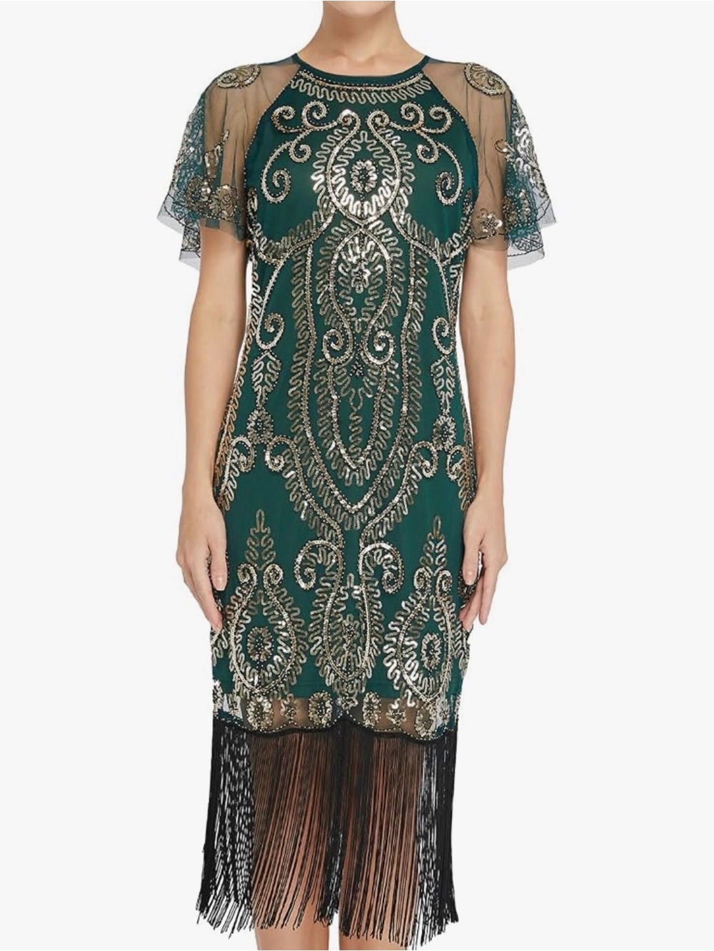 1920’s Flapper Fringe Dress